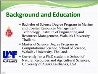 Screencapture from Career Speaker Watcharee Ruairuen